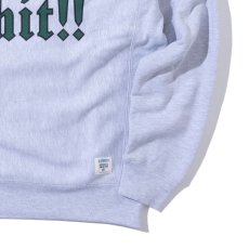 画像3: Ohhh Shit Crewneck Heavy Weight Sweat Shirt ヘヴィ スウェット クルーネック カレッジ ロゴ Ash Gray (3)