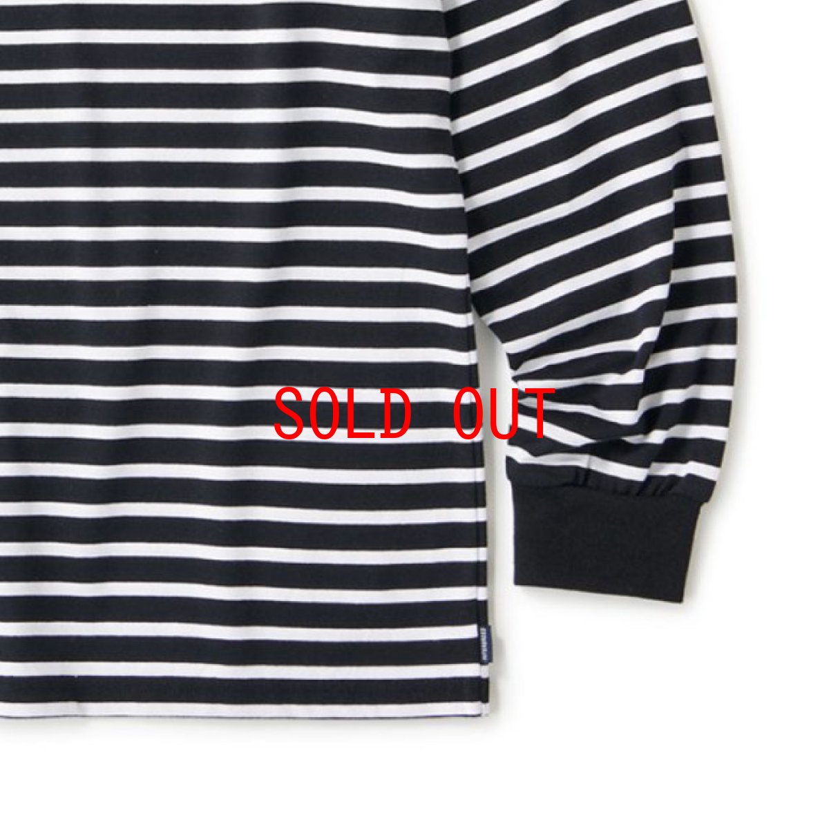 画像3: Club House Border L/S Tee 長袖 ボーダー カレッジ Tシャツ カットソー ロゴ Black (3)