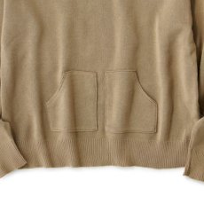 画像8: IB Varsity Knit バーシティー ニット コットン カレッジ ロゴ Sand Beige (8)