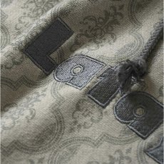 画像7: Damask Pattern Logo US Cotton Hooded Sweatshirt ダマスク ロゴ プルオーバー パーカー スウェット Gray (7)