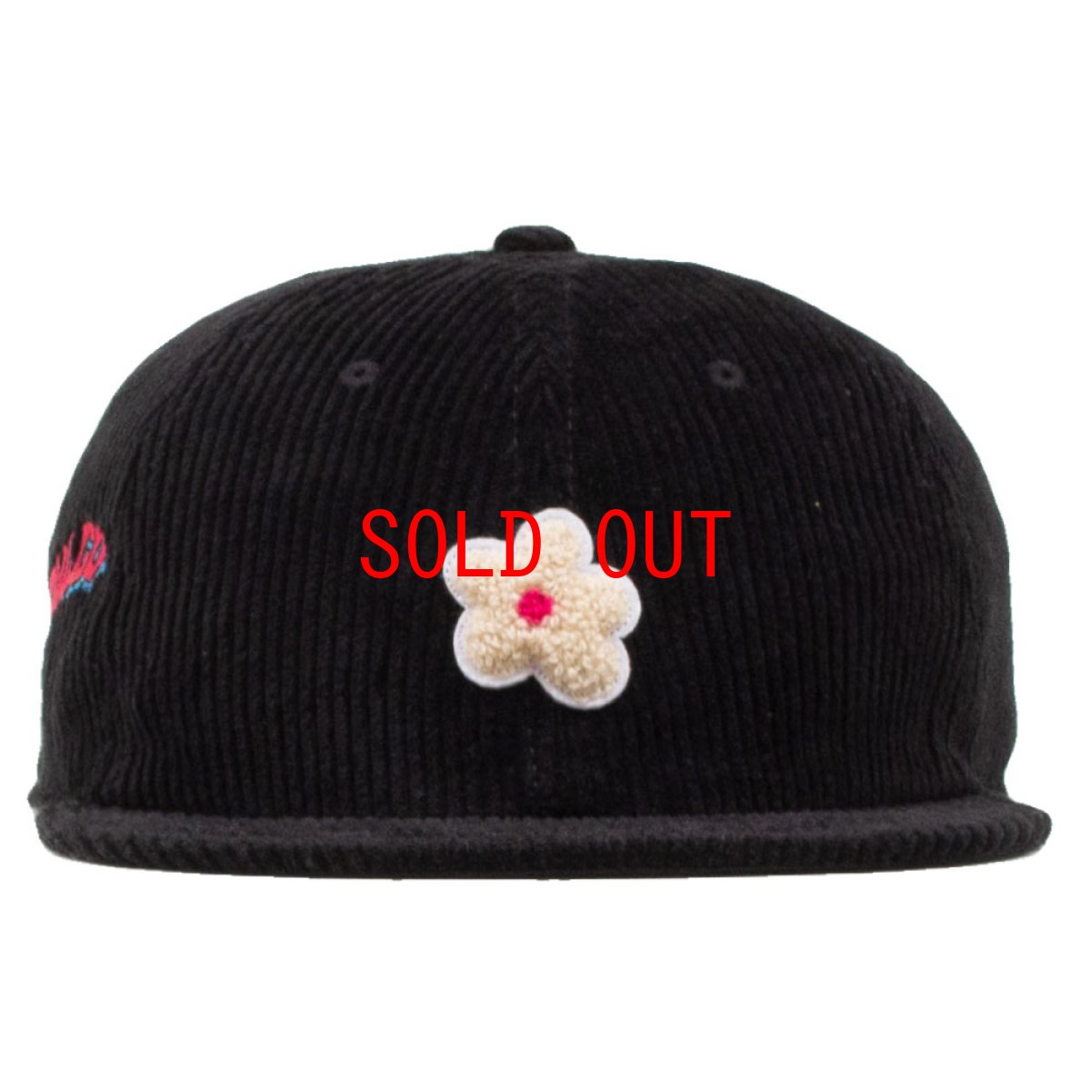 画像7: Daisy Corduroy 6 Panel Cap コーデュロイ 刺繍 キャップ 帽子 Navy Brown Burgundy Green (7)