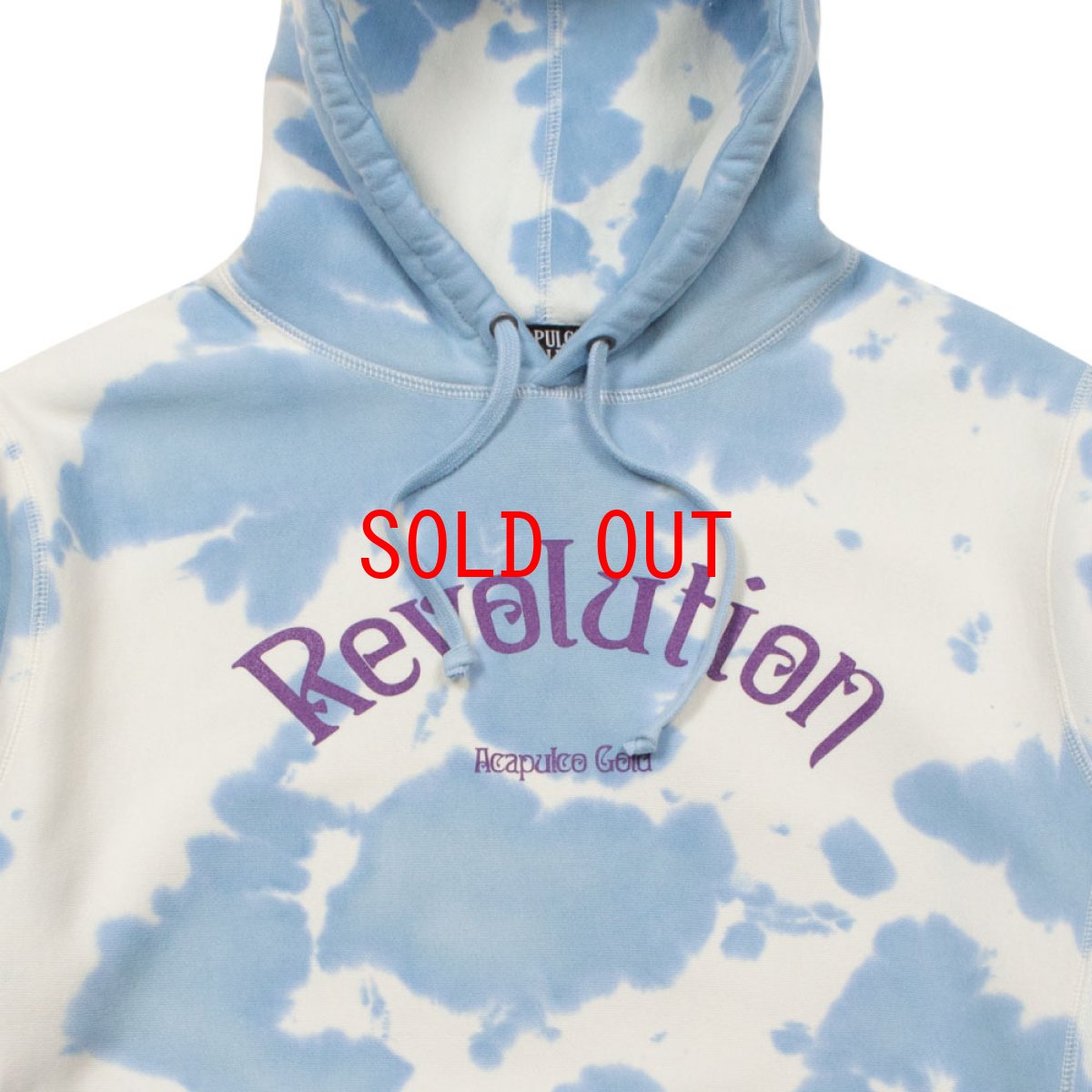 画像6: Revolution Tie-Dye Pullover Sweat Shirt タイダイ プルオーバー スウェット フーディー パーカー Blue (6)