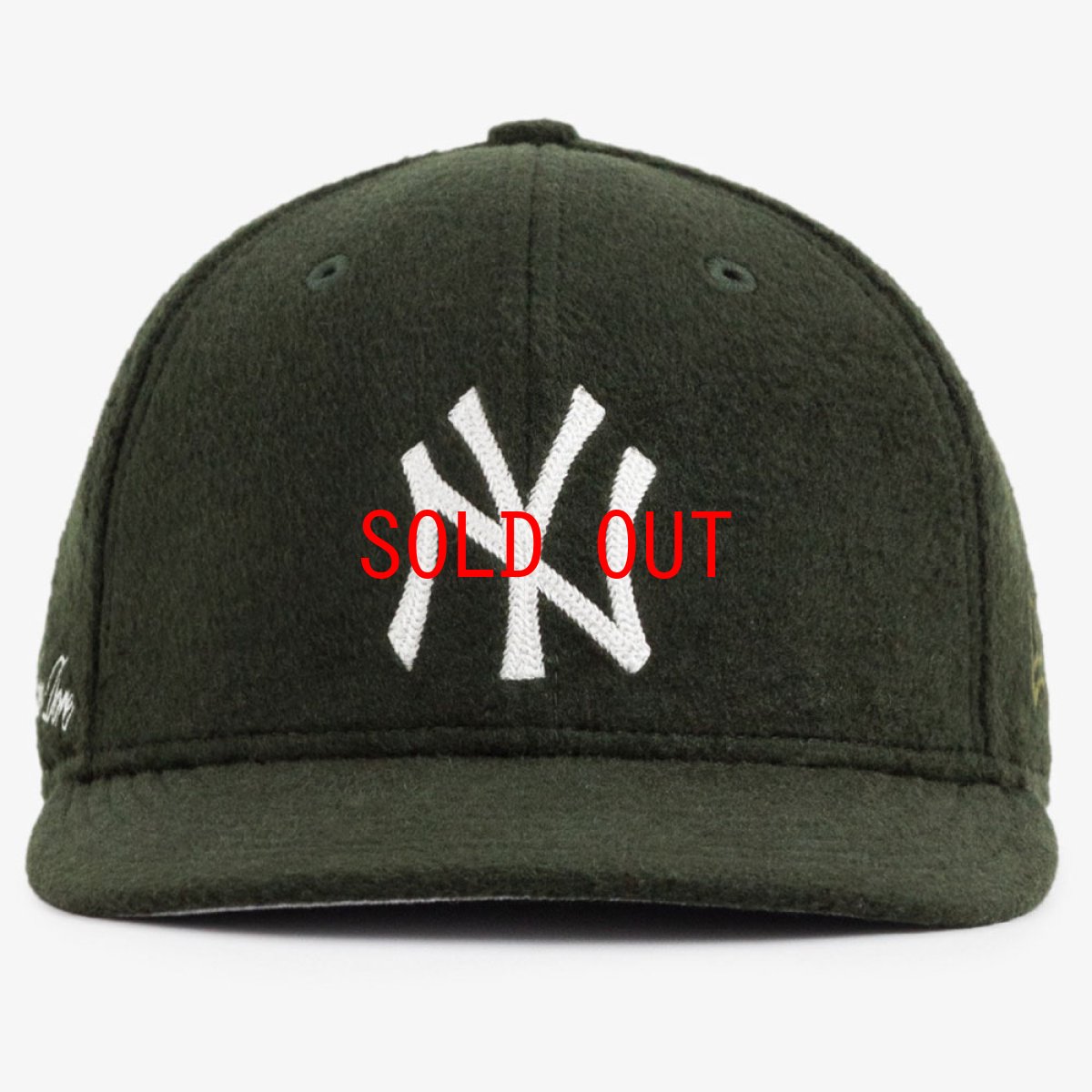 画像2: × Aime Leon dore LP 59Fifty Cap NewYork Yankees Moleskin Green エメ レオン ドレ　ニューヨーク ヤンキース キャップ 帽子 (2)