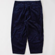 画像3: Classic Corduroy Wide Pants コーデュロイ ワイド パンツ ワイド テーパード Navy (3)