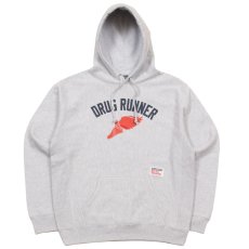 画像2: Drug Runner Pullover Sweat Shirt カレッジ プルオーバー スウェット フーディー パーカー Heather Gray (2)