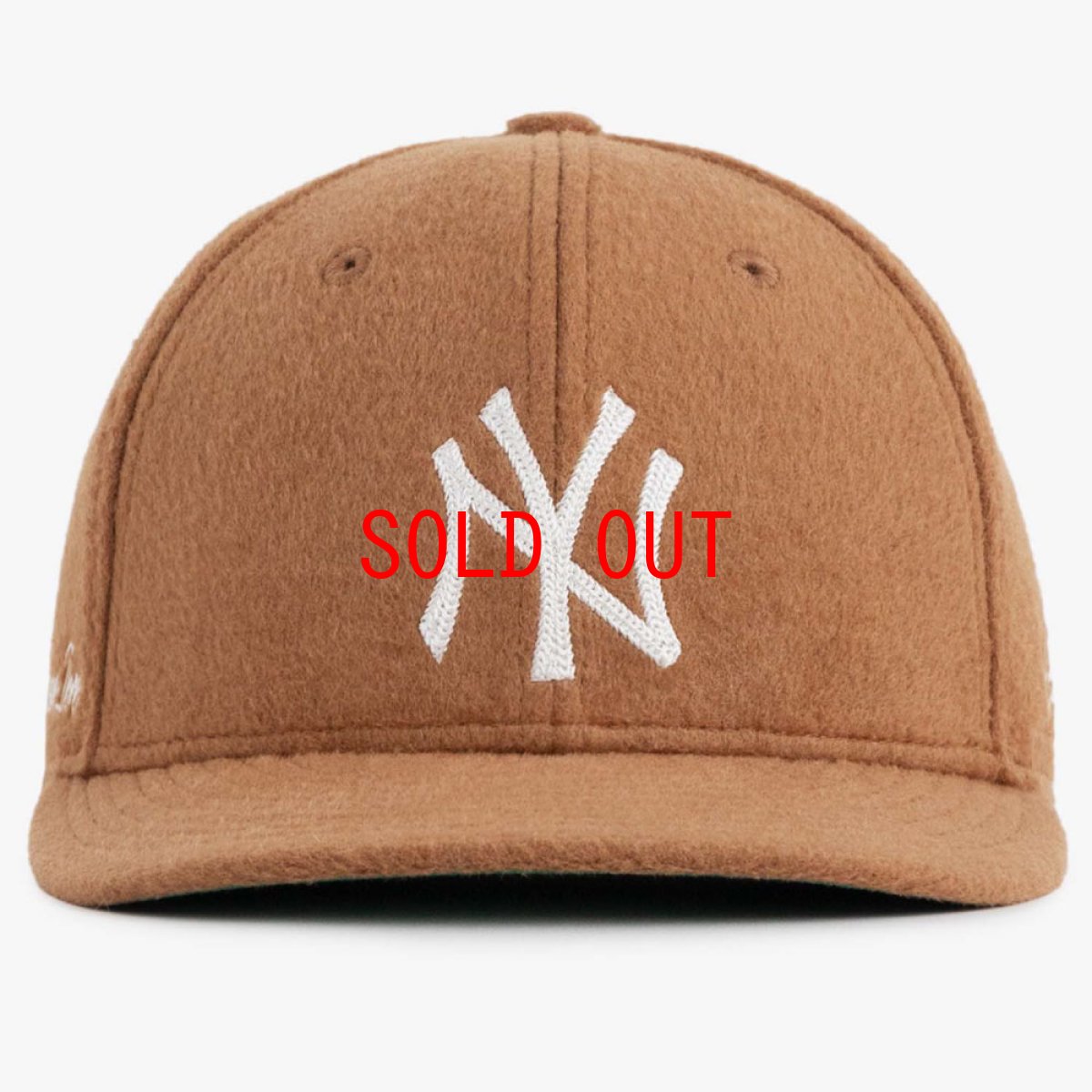 画像2: × Aime Leon dore LP 59Fifty Cap NewYork Yankees moleskin beige エメ レオン ドレ ニューヨーク ヤンキース キャップ 帽子 (2)