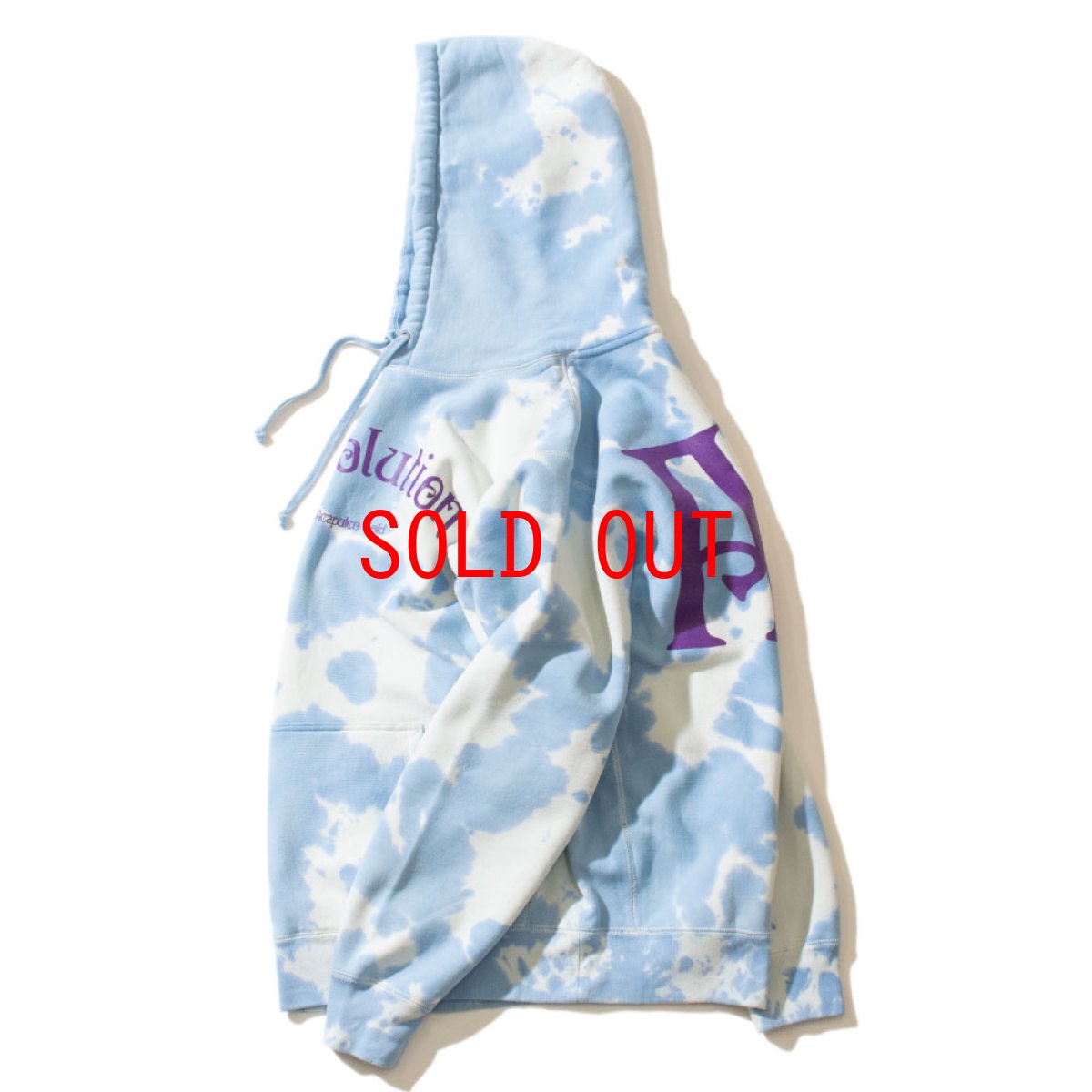 画像5: Revolution Tie-Dye Pullover Sweat Shirt タイダイ プルオーバー スウェット フーディー パーカー Blue (5)