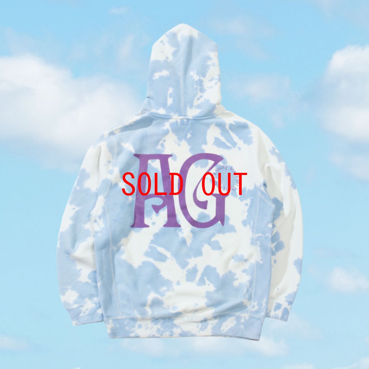 画像4: Revolution Tie-Dye Pullover Sweat Shirt タイダイ プルオーバー スウェット フーディー パーカー Blue (4)