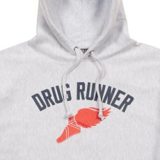 画像3: Drug Runner Pullover Sweat Shirt カレッジ プルオーバー スウェット フーディー パーカー Heather Gray (3)