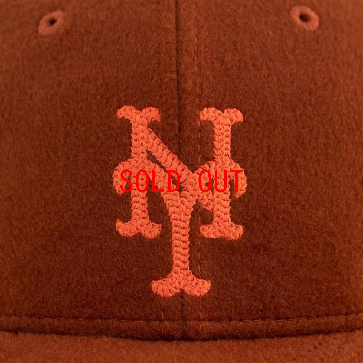 画像4: × Aime Leon dore LP 59Fifty Cap NewYork Mets Moleskin Burgundy エメ レオン ドレ　ニューヨーク メッツ キャップ 帽子 (4)