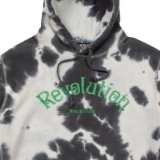 画像5: Revolution Tie-Dye Pullover Sweat Shirt タイダイ プルオーバー スウェット フーディー パーカー Black (5)