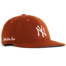 画像1: × Aime Leon dore LP 59Fifty Cap NewYork Yankees Moleskin Burgundy エメ レオン ドレ　ニューヨーク ヤンキース キャップ 帽子 (1)