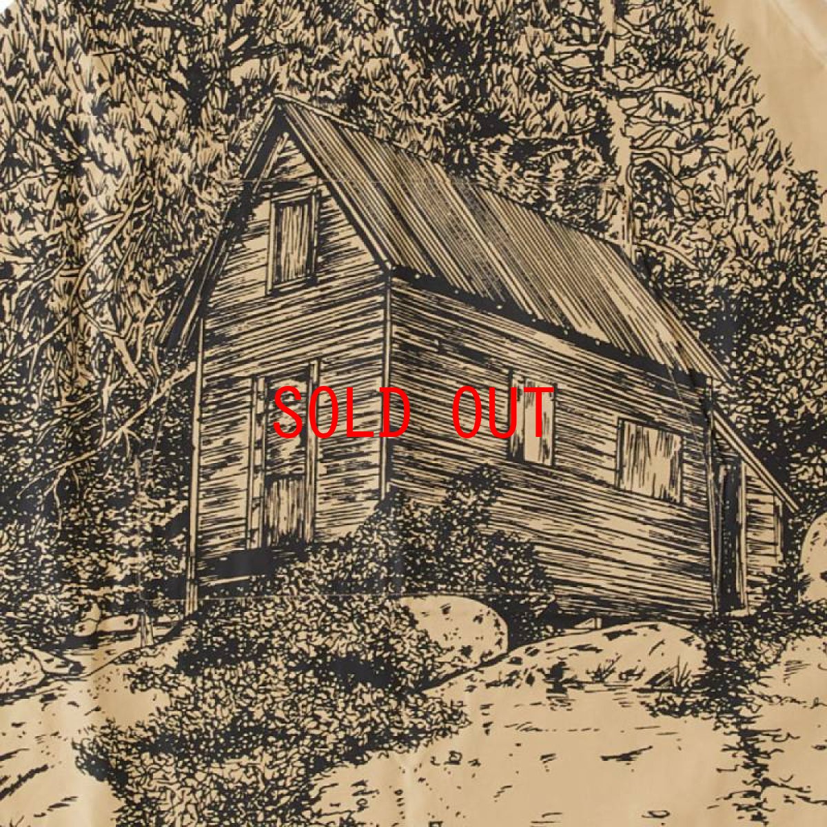 画像4: × FOS × Sb M.F. "CABIN-A" Twill Apron トリプル コラボ ツイル エプロン Heroin Skateboards 13oz Beige (4)