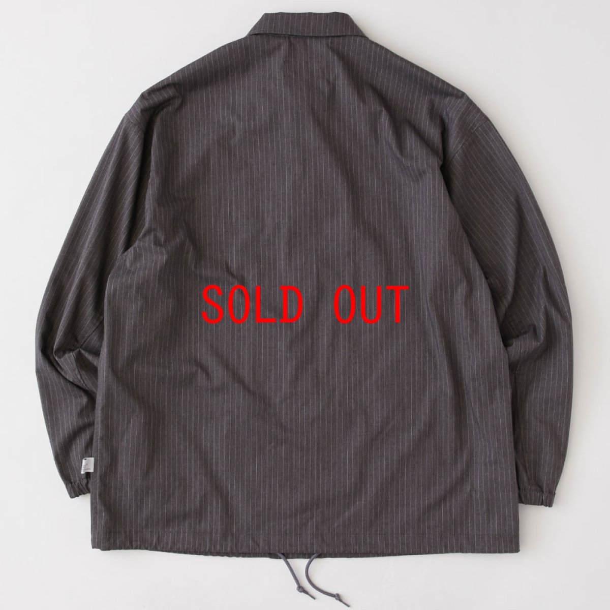 画像3: Bescoach Stripe Coach Jacket ストライプ コーチ ジャケット Gray (3)