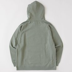 画像3: × FOS × Sb M.F. "CABIN-P" Cut & Saw Hoodie トリプル コラボ カットソー パーカー Heroin Skateboards 13oz Green (3)