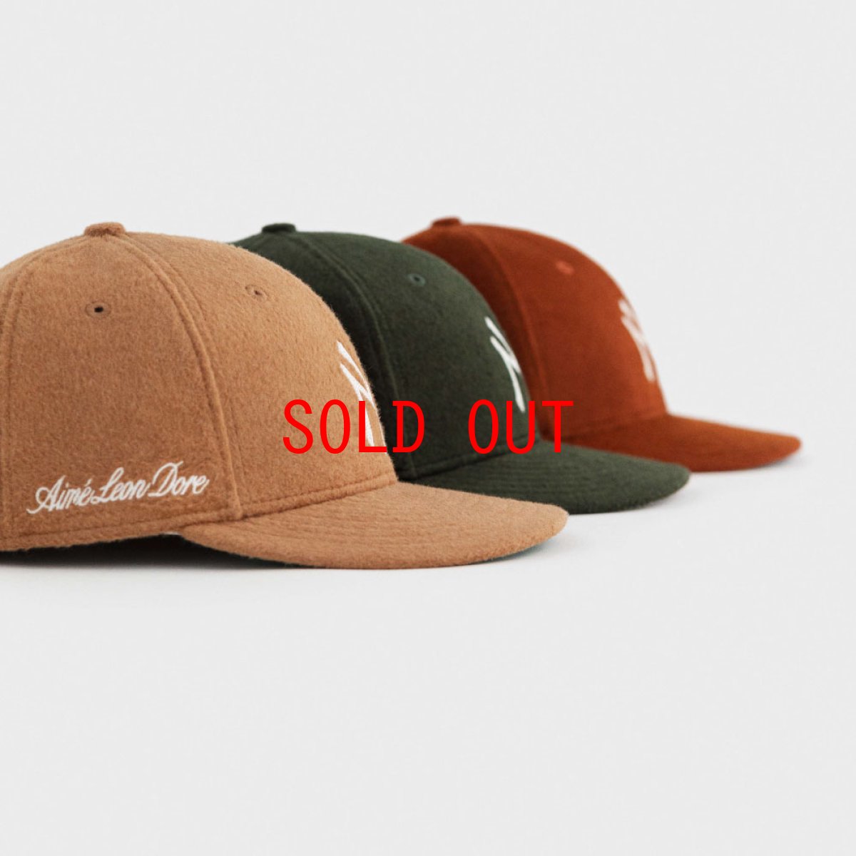 画像10: × Aime Leon dore LP 59Fifty Cap NewYork Yankees moleskin beige エメ レオン ドレ ニューヨーク ヤンキース キャップ 帽子 (10)