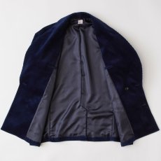 画像6: Classic Corduroy Relax Jacket リラックス コーデュロイ スモーキング ジャケット ショールカラー Navy (6)