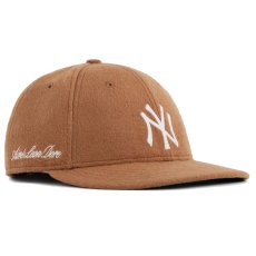 画像1: × Aime Leon dore LP 59Fifty Cap NewYork Yankees moleskin beige エメ レオン ドレ　ニューヨーク ヤンキース キャップ 帽子 (1)