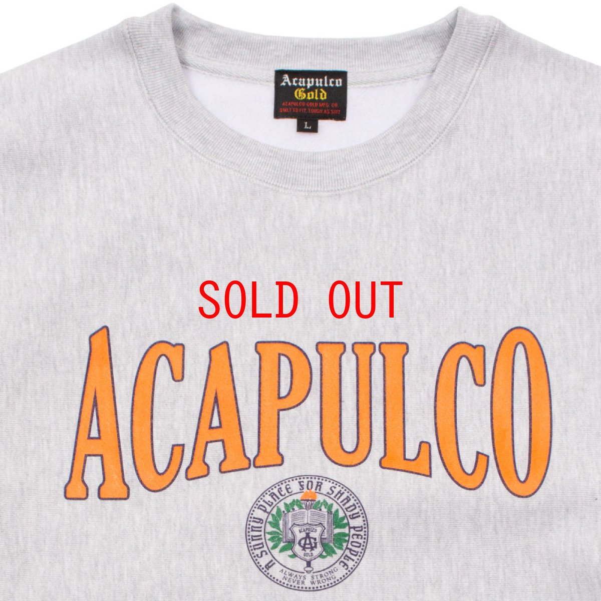 画像2: AG League Crewneck Sweat Shirt クルーネック スウェット カレッジ スウェット Gray (2)