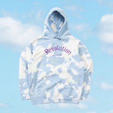 画像3: Revolution Tie-Dye Pullover Sweat Shirt タイダイ プルオーバー スウェット フーディー パーカー Blue (3)