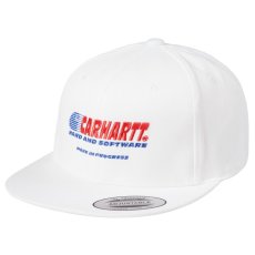 画像3: Software Logo Cap ソフトウェア ロゴ パネル キャップ 帽子 Navy ネイビー White ホワイト Arrow Red ワインレッド (3)