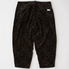 画像3: Gigacomma Paisley Corduroy Pants ペイズリー 太畝 コーデュロイ パンツ Black (3)