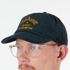 画像10: Dennis Cap Corduroy Logo embroidery ロゴ コーデュロイ パネル 刺繍 キャップ 帽子 (10)