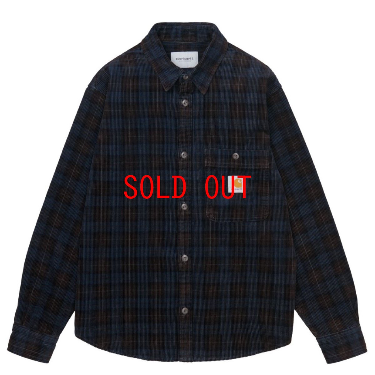 画像2: Flint L/S Shirt Corduroy Check コーデュロイ シャツ  (2)