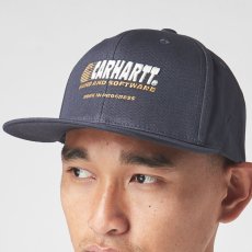 画像11: Software Logo Cap ソフトウェア ロゴ パネル キャップ 帽子 Arrow Red ワインレッド White ホワイト Navy ネイビー (11)