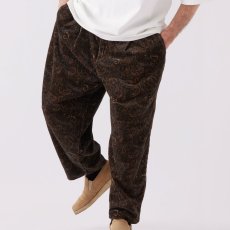 画像1: Gigacomma Paisley Corduroy Pants ペイズリー 太畝 コーデュロイ パンツ Brown (1)