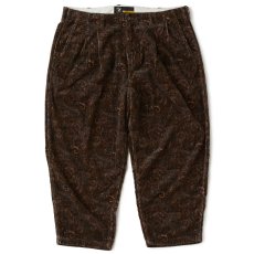 画像2: Gigacomma Paisley Corduroy Pants ペイズリー 太畝 コーデュロイ パンツ Brown (2)