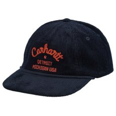 画像2: Dennis Cap Corduroy Logo embroidery ロゴ コーデュロイ パネル 刺繍 キャップ 帽子 (2)