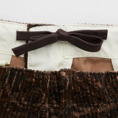 画像6: Gigacomma Paisley Corduroy Pants ペイズリー 太畝 コーデュロイ パンツ Brown (6)