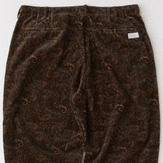 画像5: Gigacomma Paisley Corduroy Pants ペイズリー 太畝 コーデュロイ パンツ Brown (5)