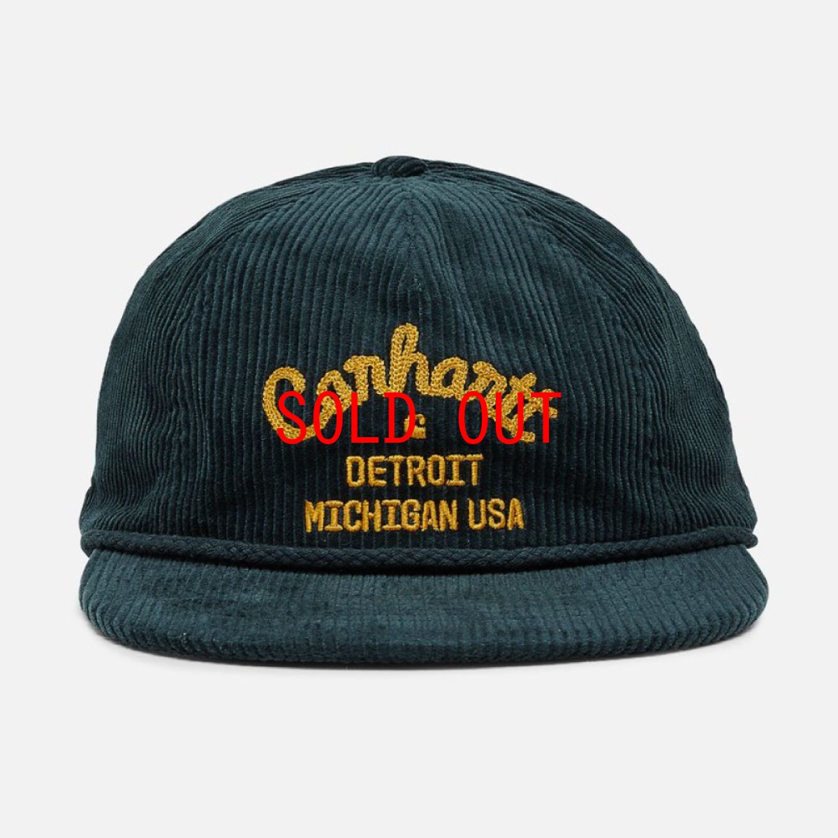 画像3: Dennis Cap Corduroy Logo embroidery ロゴ コーデュロイ パネル 刺繍 キャップ 帽子 (3)