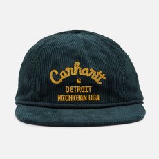 画像3: Dennis Cap Corduroy Logo embroidery ロゴ コーデュロイ パネル 刺繍 キャップ 帽子 (3)