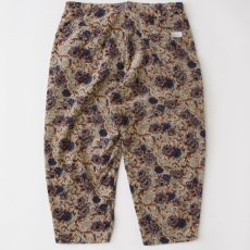 画像3: Gigarose Pants ゴシック フラワー ライスコード ワイド テーパード パンツ Blue (3)