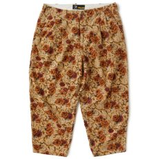 画像2: Gigarose Pants ゴシック フラワー ライスコード ワイド テーパード パンツ Beige (2)