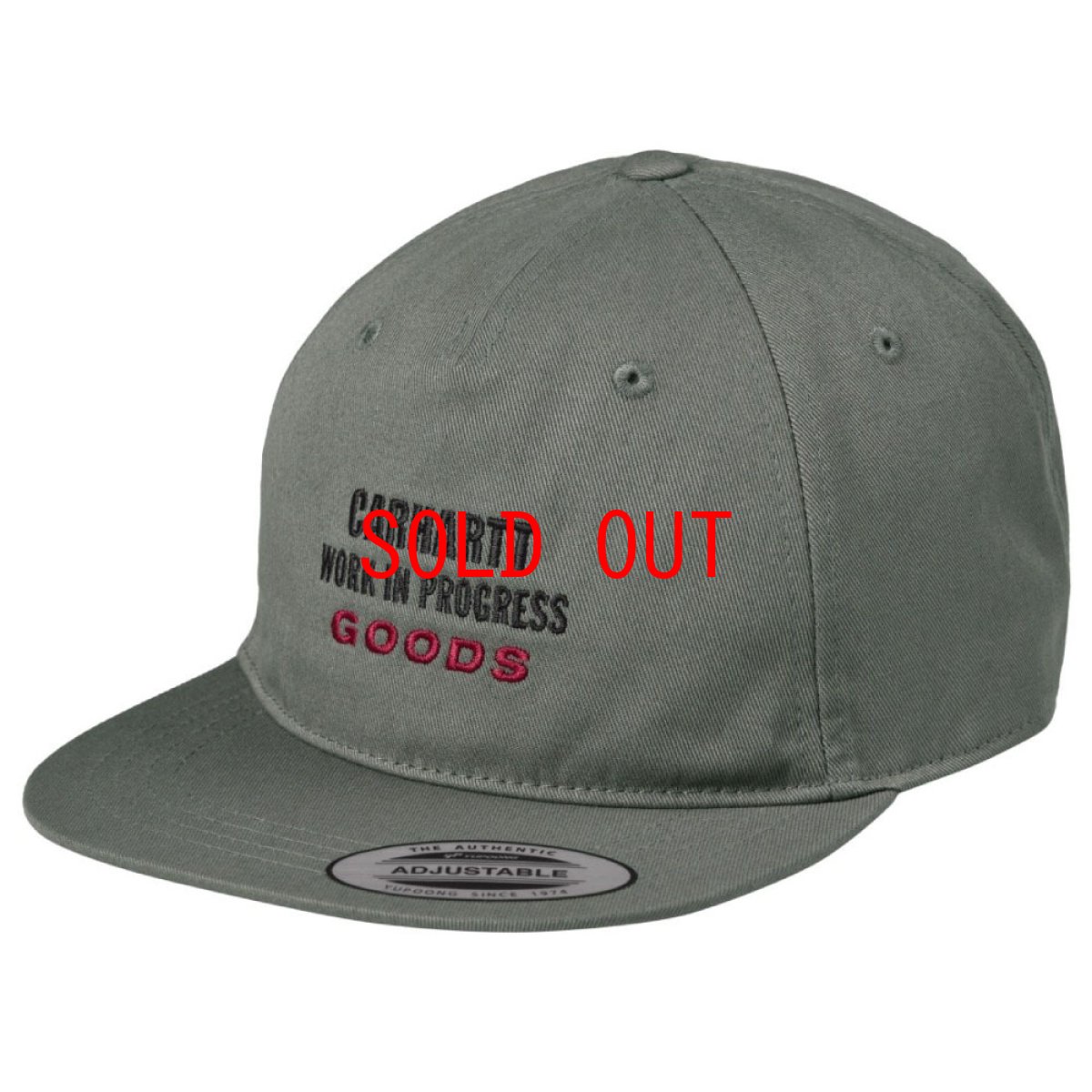 画像1: Goods Logo Cap ロゴ パネル 刺繡 キャップ 帽子 Thyme Hamilton Brown (1)