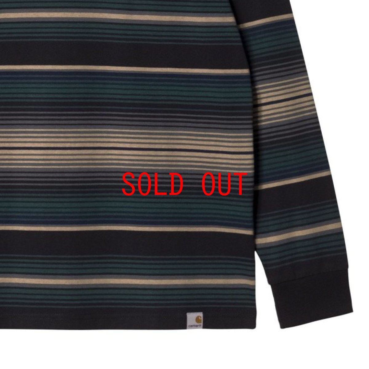 画像6: Tuscon Stripe L/S Tee Border 長袖 ボーダー Tシャツ Frasier Green (6)