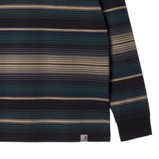 画像6: Tuscon Stripe L/S Tee Border 長袖 ボーダー Tシャツ Frasier Green (6)