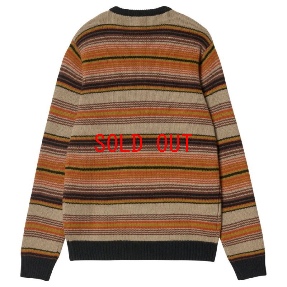 画像2: Tuscon Border Stripe Sweater タスコン ボーダー ストライプ セーター Offroad Beige (2)