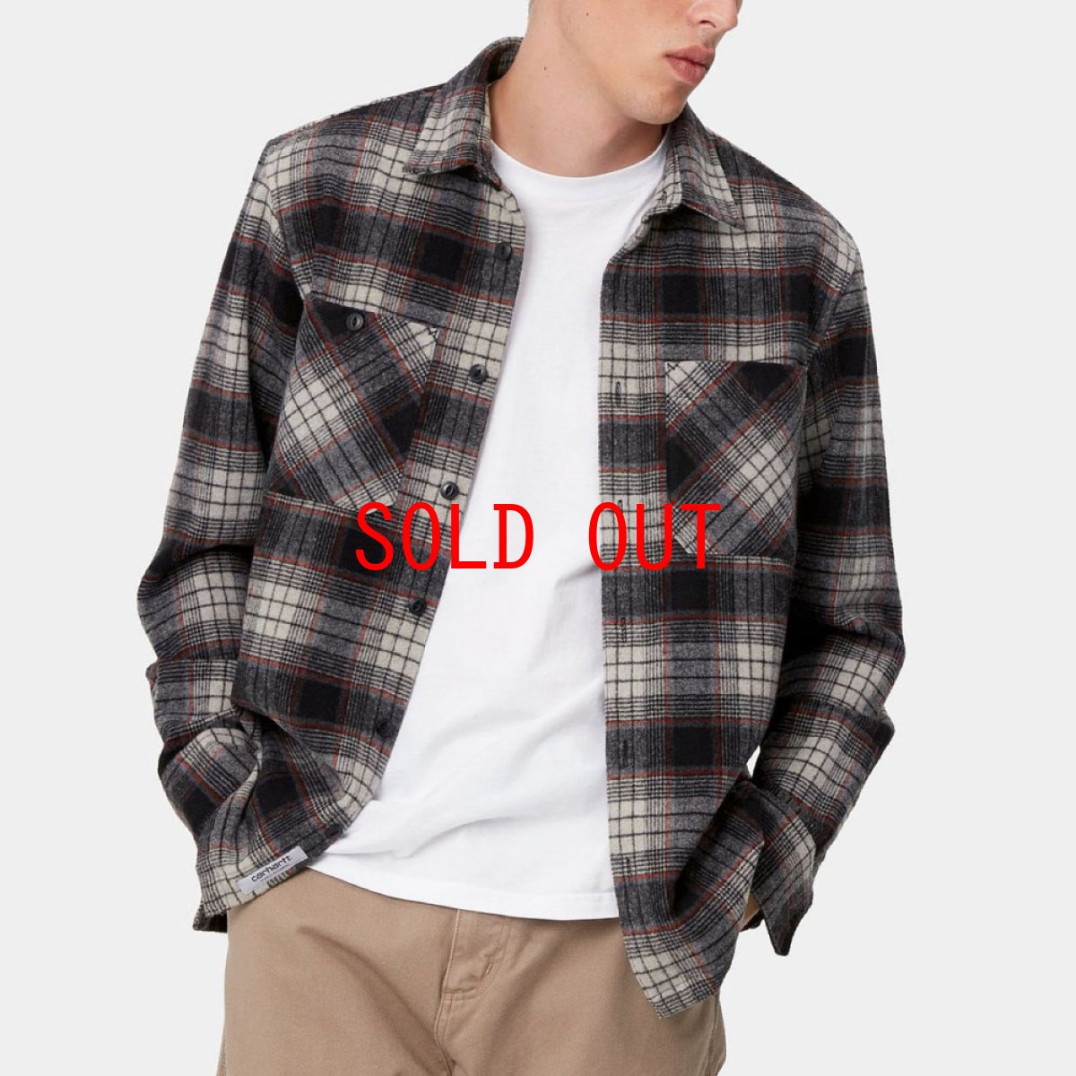 画像7: Hagen Check L/S Shirt Hammer ハーゲン 長袖 ウール チェック シャツ ロングスリーブ Hammer Gray (7)