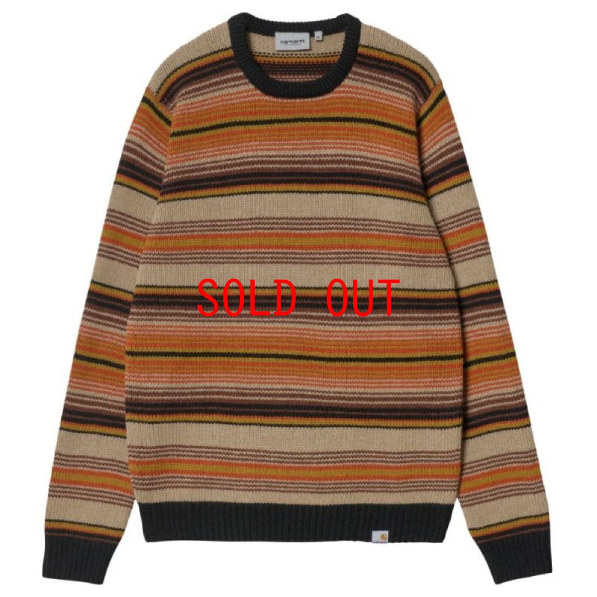 画像1: Tuscon Border Stripe Sweater タスコン ボーダー ストライプ セーター Offroad Beige (1)