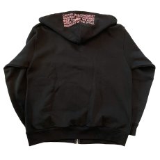 画像2: × Fragment Design Sunrise Zip Up Sweat Hoodie embroidery フラグメント ジップアップ スウェット パーカー トラヴィス スコット 刺繍 Black by Travis Scott (2)