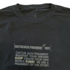 画像5: × Fragment Design L/S Tee フラグメント 長袖 Tシャツ トラヴィス スコット 刺繍 Black by Travis Scott (5)