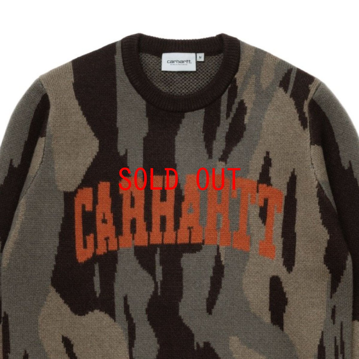 画像6: University Script Logo Sweater カレッジ ロゴ アーチ セーター Camo Unite (6)