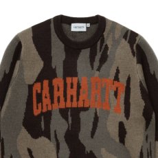 画像6: University Script Logo Sweater カレッジ ロゴ アーチ セーター Camo Unite (6)