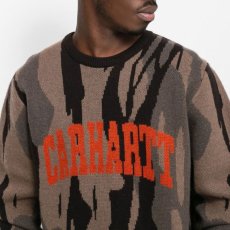 画像1: University Script Logo Sweater カレッジ ロゴ アーチ セーター Camo Unite (1)