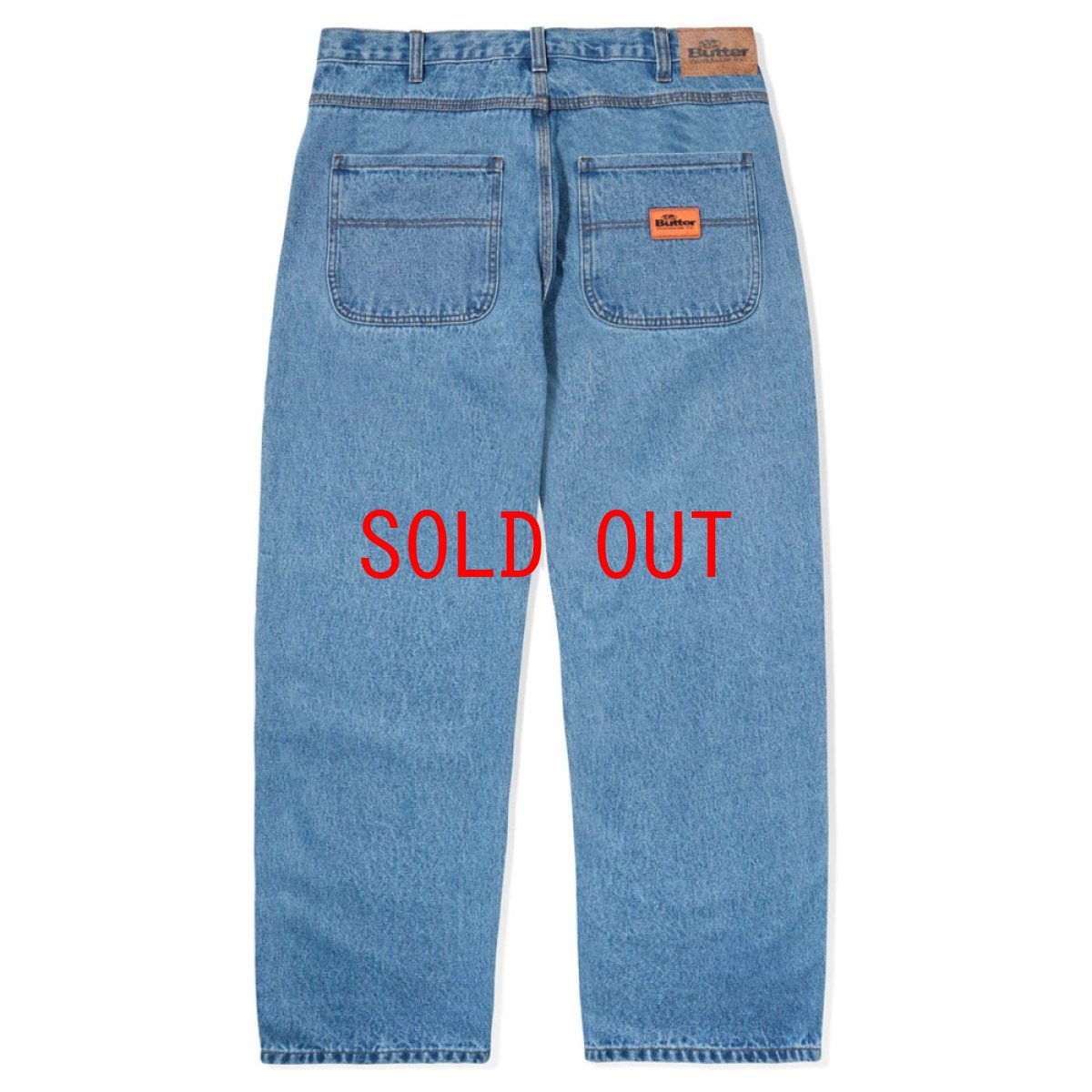 画像2: Santosuosso Denim Baggiest embroidery Pants デニム 刺繍 バギー パンツ Washed Indigo (2)